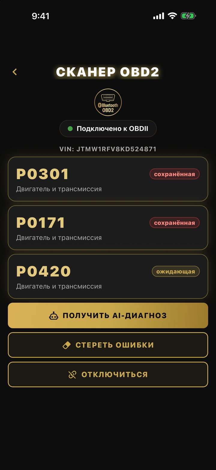 Сканер OBD2